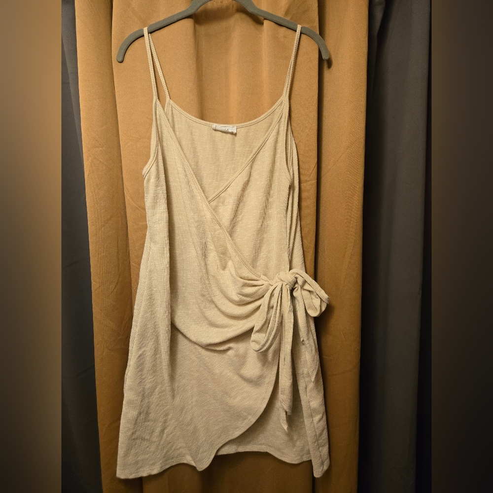 Sage The Label Large Womens Faux Wrap Sleeveless Dress - Picture 2 of 5